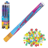 Хлопушка пневматическая 60 см "XXL ЗВЕЗДЫ", фольга, ассорти, ЗОЛОТАЯ СКАЗКА, 592466 за 222 ₽. Хлопушки.  Доставка по РФ. Без переплат!