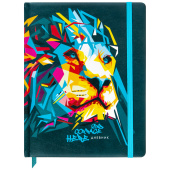 Дневник 1-11 класс 48 л., кожзам (твердая), печать, резинка, конверт, BRAUBERG, "Bright Lion", 106577 за 204 ₽. Дневники универсальные.  Доставка по РФ. Без переплат!