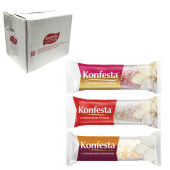 Конфеты глазированные KONFESTA ассорти (кокос, малина, манго-маракуйя), 1100 г за 912 ₽. Конфеты фасованные.  Доставка по РФ. Без переплат!