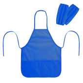 Фартук с нарукавниками для уроков труда ПИФАГОР, 3 кармана, увеличенный размер, 45x60 см, синий, 273746 за 218 ₽. Фартуки для уроков труда.  Доставка по РФ. Без переплат!