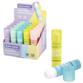 Клей-карандаш в пастельном корпусе BRAUBERG PASTEL, 15 г, PVP-основа, ассорти, 271249 за 50 ₽. Клей-карандаш.  Доставка по РФ. Без переплат!