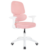 Кресло детское с поясничной поддержкой BRABIX KIDS "MG-225", сетка/ткань TW, розовое, 533316 за 7&nbsp;857 ₽. Кресла детские.  Доставка по РФ. Без переплат!