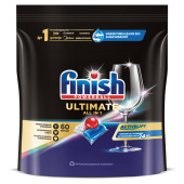 Капсулы для посудомоечных машин 60 шт., FINISH Ultimate "All in 1", 3264527 за 3 897 ₽. Таблетки, жидкие средства, порошки для мытья посуды в ПММ.  Доставка по РФ. Без переплат!