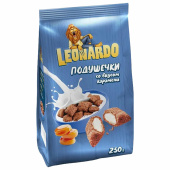 Готовый завтрак LEONARDO "Подушечки" со вкусом карамели, 250 г, РВР162 за 93 ₽. Сухие завтраки.  Доставка по РФ. Без переплат!