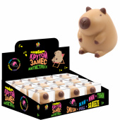 Игрушка-антистресс "Крутой замес. КАПИБАРА", 9х7,5 см, 1TOY, Т25356 за 288 ₽. Игрушки релаксирующие.  Доставка по РФ. Без переплат!