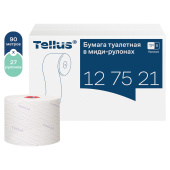 Бумага туалетная 90 м, Tellus/TORK (Система Т6) PREMIUM, КОМПЛЕКТ 27 рулонов, 2-слойная, белая, 127520/127521 за 8&nbsp;600 ₽. Туалетная бумага профессиональная.  Доставка по РФ. Без переплат!