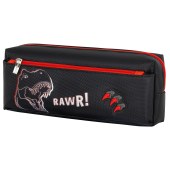 Пенал мягкий BRAUBERG, 2 отделения, полиэстер, "Roar", черный, 21х9х6 см, 272347 за 315 ₽. Пеналы мягкие.  Доставка по РФ. Без переплат!