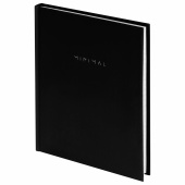Блокнот МАЛЫЙ ФОРМАТ 110х147 мм, А6, 80 л., твердый, клетка, BRAUBERG "Minimal", черный, 116444 за 93 ₽. Блокноты в книжном переплете.  Доставка по РФ. Без переплат!