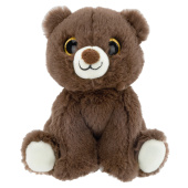 Игрушка мягкая "Мишка", 16 см, цвет коричневый, WOOZOO (ВУЗУ), 666796 за 415 ₽. Мягкие игрушки.  Доставка по РФ. Без переплат!