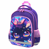 Рюкзак ПИФАГОР SCHOOL, 1 отделение, 3 кармана, "Magic kitty", 38x28х14 см, 273166 за 948 ₽. Рюкзаки для начальной и средней школы.  Доставка по РФ. Без переплат!