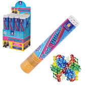 Хлопушка пневматическая 30 см "Серпантин" фольга, конфетти ассорти, ЗОЛОТАЯ СКАЗКА, 592467 за 143 ₽. Хлопушки.  Доставка по РФ. Без переплат!