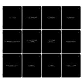 Тетради предметные, КОМПЛЕКТ 12 ПРЕДМЕТОВ 48 л., пластиковая обложка, BRAUBERG "BLACK MODE", 405541 за 736 ₽. Тетради предметные.  Доставка по РФ. Без переплат!