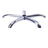 Пятилучие для кресла, нагрузка до 120 кг, диаметр 700 мм, NZ004, металлическое, хром за 2 033 ₽. Комплектующие для кресел.  Доставка по РФ. Без переплат!