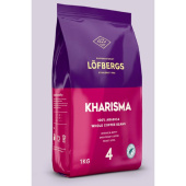 Кофе в зернах LOFBERGS "Kharisma", 1 кг, арабика 100%, Швеция, 41368 за 3 297 ₽. Кофе зерновой.  Доставка по РФ. Без переплат!