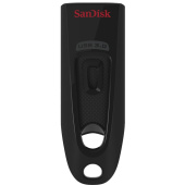 Флеш-диск 128 GB, SANDISK Cruzer Ultra, USB 3.0, черный, SDCZ48-128G-U46 за 2&nbsp;090 ₽. Флеш-диски USB.  Доставка по РФ. Без переплат!