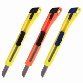 Нож канцелярский 9 мм BRAUBERG "Classic", фиксатор, корпус ассорти, упаковка с европодвесом, 230914 за 38 ₽. Ножи канцелярские универсальные.  Доставка по РФ. Без переплат!