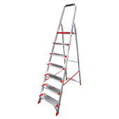 Стремянка алюминиевая 7 ШИРОКИХ СТУПЕНЕЙ 13 см, площадка 1,5 м, нагрузка 225 кг, вес 8 кг, НОВАЯ ВЫСОТА, 3117107, 5110107/3117107 за 17 510 ₽. Лестницы и стремянки.  Доставка по РФ. Без переплат!