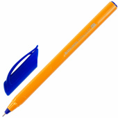 Ручка шариковая масляная BRAUBERG "Extra Glide Orange", СИНЯЯ, трехгранная, узел 0,7 мм, линия письма 0,35 мм, 142925 за 24 ₽. Ручки шариковые неавтоматические.  Доставка по РФ. Без переплат!