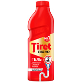 Средство для прочистки канализационных труб 1 л, TIRET (Тирет) "Turbo", гель, 8147377 за 709 ₽. Средства для прочистки канализационных труб.  Доставка по РФ. Без переплат!