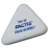 Ластик FACTIS TRI 42 (Испания), 45х35х8 мм, белый, треугольный, PMFTRI42 за 31 ₽. Ластики классические. Доставка по РФ. Без переплат!
