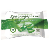 Мыло туалетное 100 г КРАСНОДАРСКОЕ (Меридиан), "Алоэ" за 30 ₽. Мыло кусковое.  Доставка по РФ. Без переплат!
