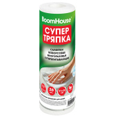 Салфетки БЕЗВОРСОВЫЕ 56 штук, 21х28 см, СУПЕРВПИТЫВАЮЩИЕ многоразовые универсальные, ЦЕЛЛЮЛОЗНЫЕ, BOOMHOUSE (БУМХАУС), 700988 за 214 ₽. Салфетки хозяйственные.  Доставка по РФ. Без переплат!