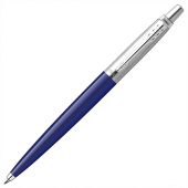 Ручка шариковая PARKER "Jotter Orig Blue", корпус синий, детали нержавеющая сталь, синяя, RG0033170 за 1 580 ₽. Ручки шариковые подарочные.  Доставка по РФ. Без переплат!
