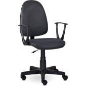 Кресло BRABIX "Prestige Start MG-312", эргономичная спинка, ткань, серое, 531923 за 5&nbsp;215 ₽. Кресла для персонала.  Доставка по РФ. Без переплат!