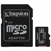 Карта памяти microSDHC 32 GB KINGSTON Canvas Select Plus, UHS-I U1, 100 Мб/с (class 10), адаптер, SDCS2/32GB за 801 ₽. Карты памяти. Доставка по РФ. Без переплат!