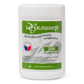 Дезинфицирующие салфетки для обработки поверхностей 200 шт., ДЕЗКЛИНЕР, банка за 763 ₽. Салфетки дезинфицирующие.  Доставка по РФ. Без переплат!