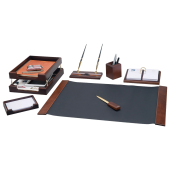 Набор подарочный настольный BESTAR "Ares" из дерева, 8 предметов, цвет "орех", 236356 за 16&nbsp;770 ₽. Настольные наборы и аксессуары из дерева.  Доставка по РФ. Без переплат!