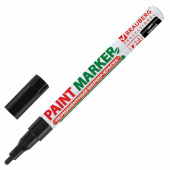 Маркер-краска лаковый (paint marker) 2 мм, ЧЕРНЫЙ, БЕЗ КСИЛОЛА (без запаха), алюминий, BRAUBERG PROFESSIONAL, 150868 за 72 ₽. Маркеры-краски лаковые.  Доставка по РФ. Без переплат!