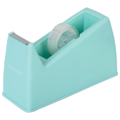 Диспенсер для клейкой ленты шириной до 26 мм, МЯТНЫЙ (лента в подарок!), утяжеленный большой, BRAUBERG, 701461 за 233 ₽. Диспенсеры для канцелярской ленты.  Доставка по РФ. Без переплат!