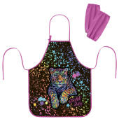 Фартук с нарукавниками для уроков труда ЮНЛАНДИЯ, регулировка по росту, 46х54 см, "Bright wildlife", 273764 за 301 ₽. Фартуки для уроков труда.  Доставка по РФ. Без переплат!