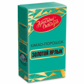 Какао-порошок КРАСНЫЙ ОКТЯБРЬ "Золотой ярлык", 100 г, КО01405 за 232 ₽. Какао, горячий шоколад.  Доставка по РФ. Без переплат!