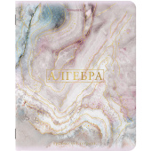 Тетрадь предметная "PASTEL" 48 л., SoftTouch, фольга, АЛГЕБРА, клетка, BRAUBERG, 404309 за 61 ₽. Тетради предметные.  Доставка по РФ. Без переплат!