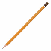 Карандаш чернографитный KOH-I-NOOR 1500, 1 шт., 2H, корпус желтый, заточенный, 150002H01170RU за 73 ₽. Карандаши чернографитные.  Доставка по РФ. Без переплат!
