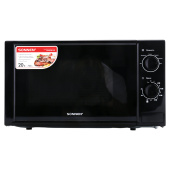 Микроволновая печь SONNEN MW2070BL-6M, 20 л, 700 Вт, таймер, механическое управление, кнопка, черная, 454984 за 8&nbsp;026 ₽. Микроволновые печи.  Доставка по РФ. Без переплат!