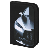 Пенал BRAUBERG с наполнением, 1 отделение, 1 откидная планка, 24 предмета, 21х14 см, "Fast car", 270724 за 622 ₽. Пеналы с наполнением.  Доставка по РФ. Без переплат!