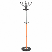 Вешалка-стойка BRABIX "CR-318", металл/мрамор, 1,8 м, на диске диаметром 36 см, 5 крючков+4 дополнительных, орех, 601743 за 3&nbsp;765 ₽. Вешалки-стойки.  Доставка по РФ. Без переплат!