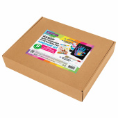 Набор отпечатки рук: холст 24х30 см, акрил 6 цветов, кисть + сертификат В ПОДАРОК, BRAUBERG HOBBY, 192532 за 596 ₽. Наборы для художников.  Доставка по РФ. Без переплат!