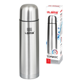 Термос LAIMA классический с узким горлом, 1 л, нержавеющая сталь, 601414 за 657 ₽. Термосы.  Доставка по РФ. Без переплат!