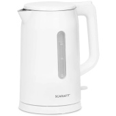 Чайник SCARLETT SC-EK21S31, 1,5 л, 2200 Вт, закрытый нагревательный элемент, двойные стенки, белый за 2&nbsp;307 ₽. Чайники.  Доставка по РФ. Без переплат!