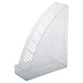 Лоток вертикальный для бумаг BRAUBERG "Standard+", 250х90х300 мм, прозрачный, 237227 за 358 ₽. Лотки вертикальные (стойки-уголки).  Доставка по РФ. Без переплат!