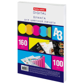 Бумага для цветной лазерной печати БОЛЬШОЙ ФОРМАТ (297х420), А3, 160 г/м2, 100 л., BRAUBERG, 115382 за 742 ₽. Бумага для цветной лазерной печати.  Доставка по РФ. Без переплат!