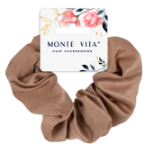 Резинка для волос 5х20 см, скранч, коричневый, MONTE VITA (МОНТЕ ВИТА), 457071 за 62 ₽. Резинки для волос.  Доставка по РФ. Без переплат!