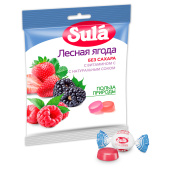 Карамель леденцовая SULA (Зула) "Лесные ягоды", без сахара с витамином С, 60 г, 86639 за 147 ₽. Леденцы, карамель и драже.  Доставка по РФ. Без переплат!
