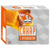 Сахар кусковой с экстрактом прополиса, 330 г за 115 ₽. Сахар и сахарозаменители.  Доставка по РФ. Без переплат!
