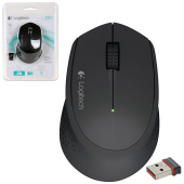 Мышь беспроводная LOGITECH M280, 2 кнопки + 1 колесо-кнопка, оптическая, черная, 910-004287 за 2 566 ₽. Мыши беспроводные компьютерные.  Доставка по РФ. Без переплат!