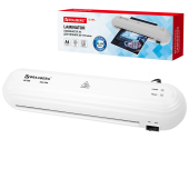 Ламинатор BRAUBERG ULTRA PM235W, БЕЛЫЙ, формат A4, толщина пленки 60-150 мкм, скорость 30 см/мин, 532184 за 1 817 ₽. Ламинаторы.  Доставка по РФ. Без переплат!